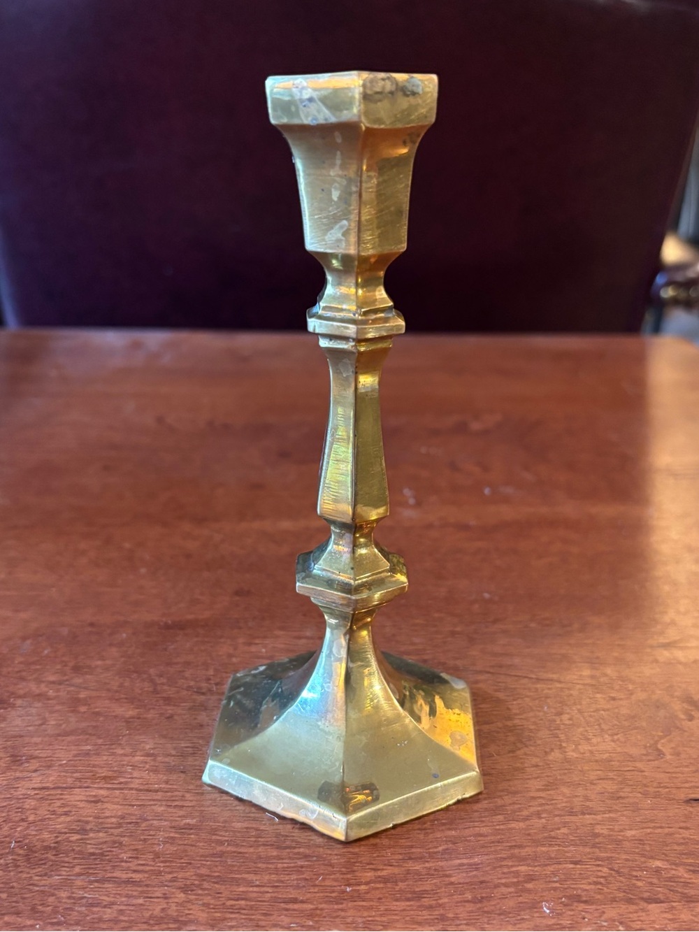 Solid Brass Candlestick 6.5”